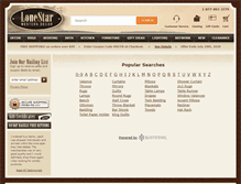 Tablet Screenshot of lonestarwesterndecor.resultspage.com